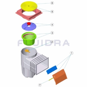 recambio 00250 skimmer ph boca standar tapa cuadrada