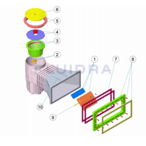 01463 recambio skimmer piscinas liner y prefabricada con boca ampliación y tapa circular