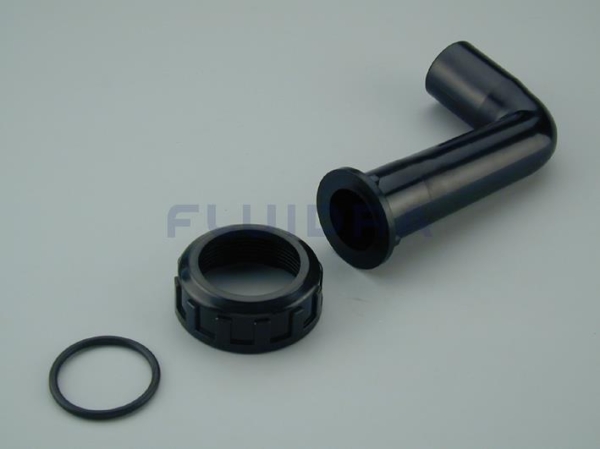 4404120204 Enlace acodado negro 1 1/2" Nuevo Astralpool