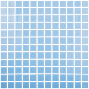 Gresite 107 liso azul celeste claro en malla