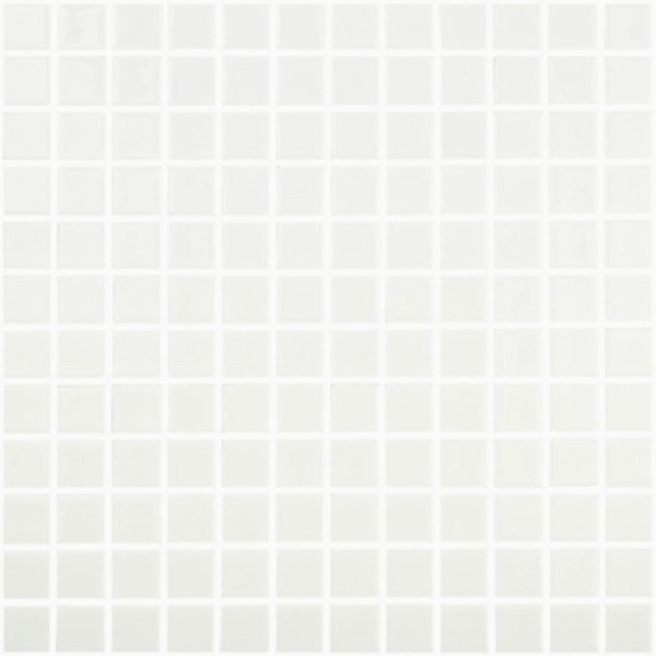 gresite liso 100 blanco en malla