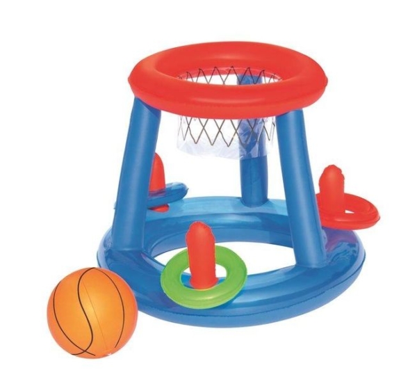 canasta hinchable juego de agua piscinas miguel cabello